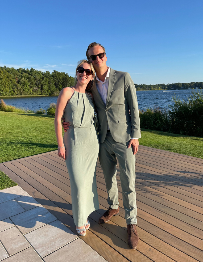 Foto van het bruidspaar